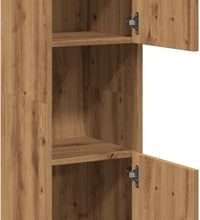 Bad-Hängeschrank Artisan-Eiche 30x30x130 cm Holzwerkstoff