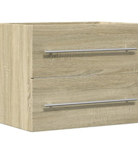 Waschbeckenunterschrank Sonoma-Eiche 60x38,5x48cm Holzwerkstoff