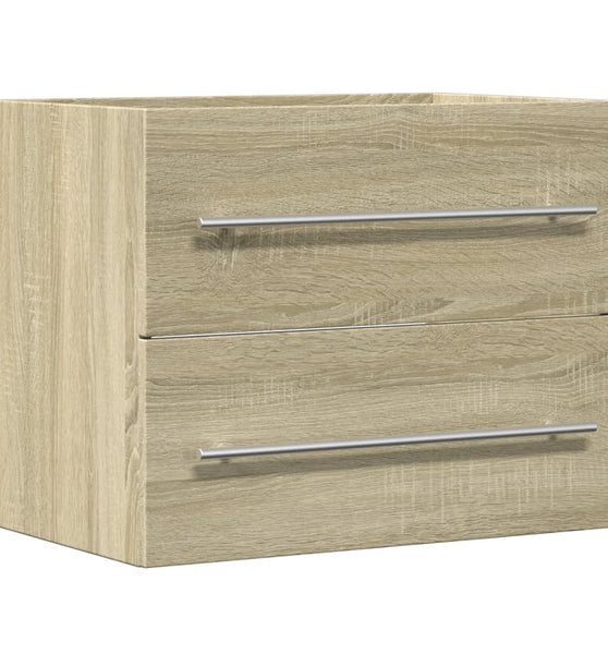 Waschbeckenunterschrank Sonoma-Eiche 60x38,5x48cm Holzwerkstoff