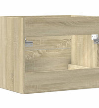 Waschbeckenunterschrank Sonoma-Eiche 60x38,5x48cm Holzwerkstoff