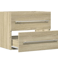 Waschbeckenunterschrank Sonoma-Eiche 60x38,5x48cm Holzwerkstoff