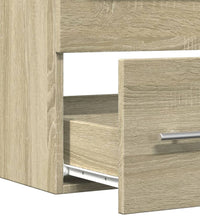 Waschbeckenunterschrank Sonoma-Eiche 60x38,5x48cm Holzwerkstoff