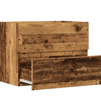 Badschrank Altholz-Optik 60x38,5x45 cm Holzwerkstoff