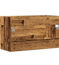 Bad-Hängeschrank Altholz-Optik 80x38,5x45 cm Holzwerkstoff