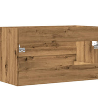 Bad-Hängeschrank Artisan-Eiche 80x38,5x45 cm Holzwerkstoff