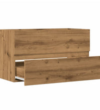 Bad-Hängeschrank Artisan-Eiche 80x38,5x45 cm Holzwerkstoff