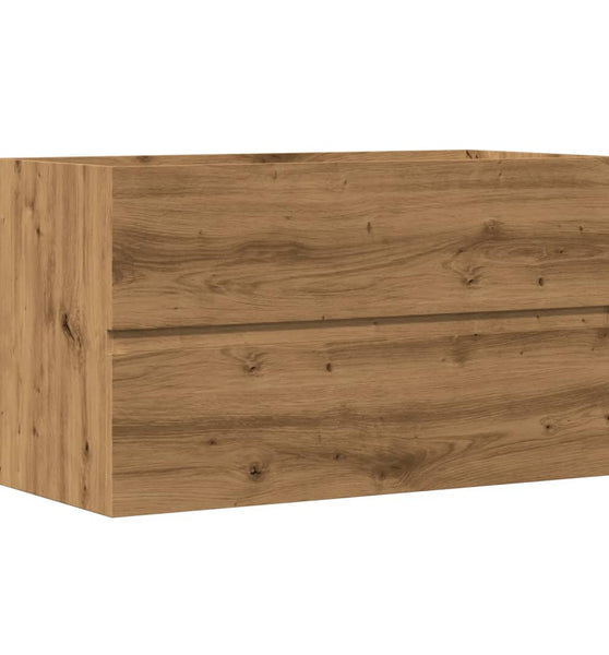 Waschbeckenunterschrank Artisan-Eiche 90x38,5x45 Holzwerkstoff