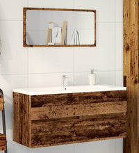 Waschbeckenschrank Altholz-Optik 100x38,5x45 cm Holzwerkstoff
