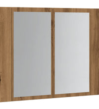 LED-Spiegelschrank Artisan-Eiche 60x12x45 cm Holzwerkstoff