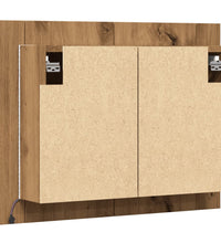 LED-Spiegelschrank Artisan-Eiche 60x12x45 cm Holzwerkstoff