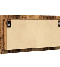 LED-Spiegelschrank Altholz-Optik 90x12x45 cm Holzwerkstoff