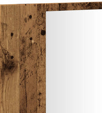 LED-Spiegelschrank Altholz-Optik 90x12x45 cm Holzwerkstoff