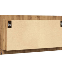 LED-Spiegelschrank Artisan-Eiche 90x12x45 cm Holzwerkstoff
