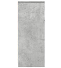 Badezimmerschrank Betongrau 60x33x80 cm Holzwerkstoff