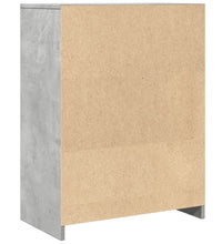 Badezimmerschrank Betongrau 60x33x80 cm Holzwerkstoff