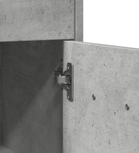 Badezimmerschrank Betongrau 60x33x80 cm Holzwerkstoff
