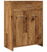 Badschrank Altholz-Optik 60x33x80 cm Holzwerkstoff