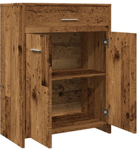 Badschrank Altholz-Optik 60x33x80 cm Holzwerkstoff