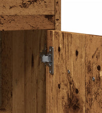 Badschrank Altholz-Optik 60x33x80 cm Holzwerkstoff
