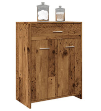 Badschrank Altholz-Optik 60x33x80 cm Holzwerkstoff