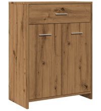 Badschrank Artisan-Eiche 60x33x80 cm Holzwerkstoff