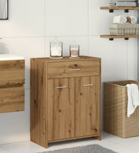 Badschrank Artisan-Eiche 60x33x80 cm Holzwerkstoff