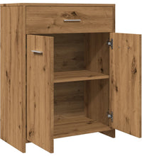 Badschrank Artisan-Eiche 60x33x80 cm Holzwerkstoff