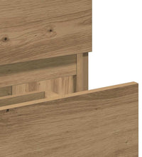 Badschrank mit Spiegel Artisan-Eiche Holzwerkstoff