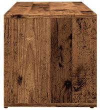 Schuhbank Altholz-Optik 105x35x35 cm Holzwerkstoff