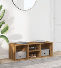 Schuhbank Artisan-Eiche 105x35x35 cm Holzwerkstoff