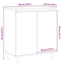 Sideboard Altholz-Optik 60x35x70 cm Holzwerkstoff