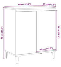 Sideboard Altholz-Optik 60x35x70 cm Holzwerkstoff