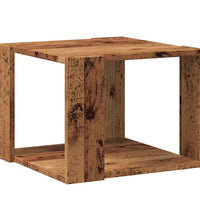 Couchtisch Altholz-Optik 40x40x30 cm Holzwerkstoff