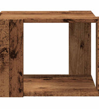 Couchtisch Altholz-Optik 40x40x30 cm Holzwerkstoff