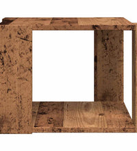 Couchtisch Altholz-Optik 40x40x30 cm Holzwerkstoff