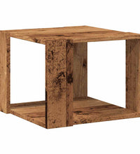 Couchtisch Altholz-Optik 40x40x30 cm Holzwerkstoff