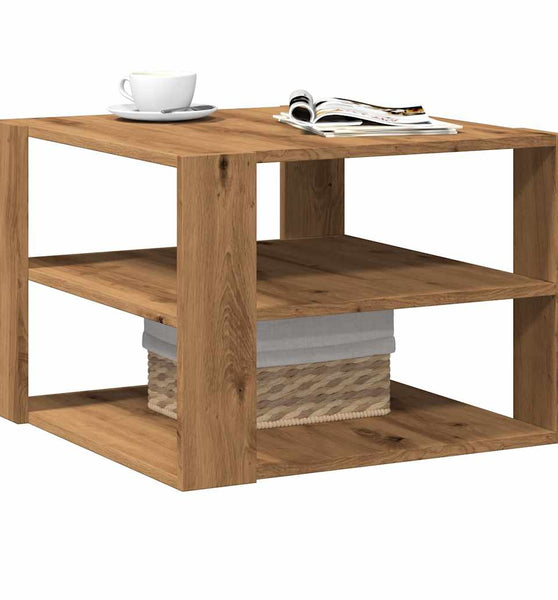 Couchtisch Artisan-Eiche 58x58x40 cm Holzwerkstoff