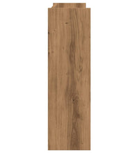 Wand-Schuhregal Artisan-Eiche 80x18x60 cm Holzwerkstoff