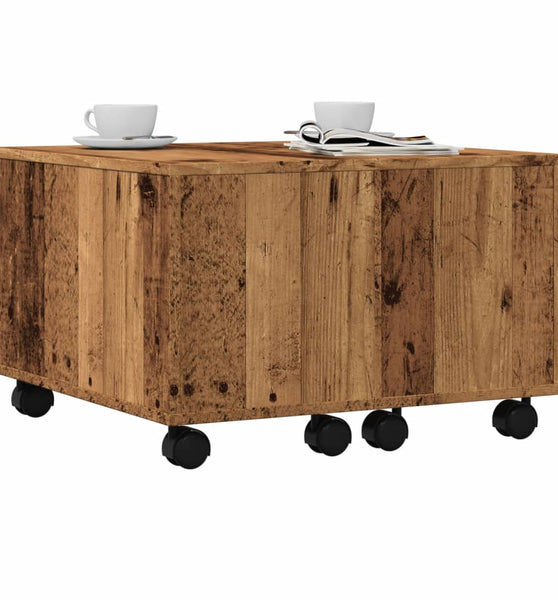 Couchtisch Altholz-Optik 60x60x38 cm Holzwerkstoff