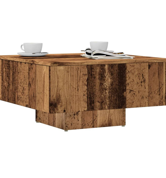 Couchtisch Altholz-Optik 60x60x31,5 cm Holzwerkstoff