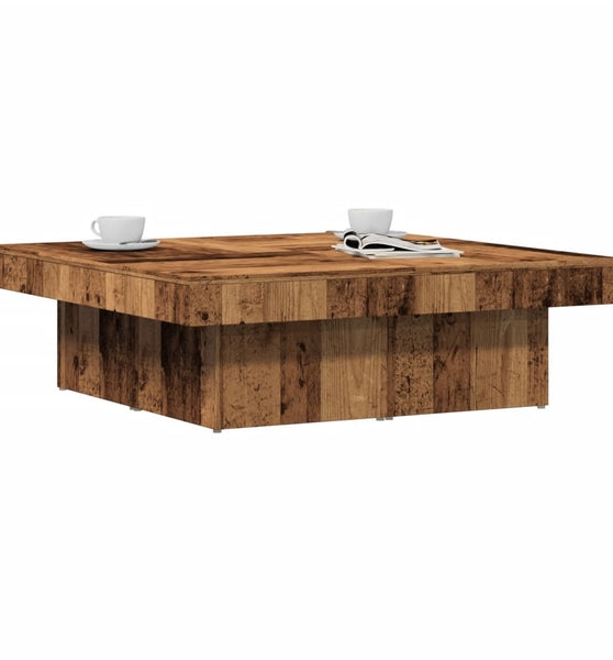 Couchtisch Altholz-Optik 90x90x28 cm Holzwerkstoff