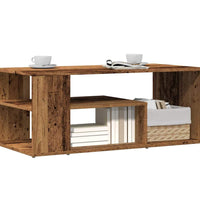 Couchtisch Altholz-Optik 100x50x40 cm Holzwerkstoff