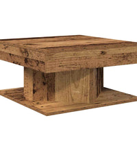 Couchtisch Altholz-Optik 55x55x30 cm Holzwerkstoff