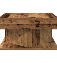 Couchtisch Altholz-Optik 55x55x30 cm Holzwerkstoff