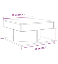 Couchtisch Altholz-Optik 55x55x30 cm Holzwerkstoff
