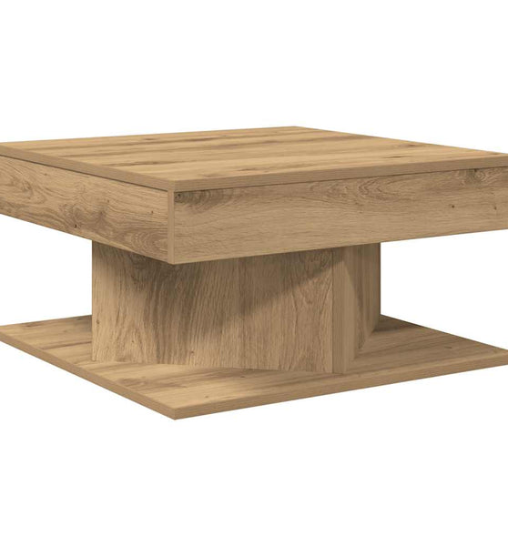 Couchtisch Artisan-Eiche 55x55x30 cm Holzwerkstoff