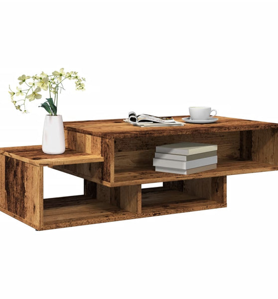 Couchtisch Altholz-Optik 105x55x32 cm Holzwerkstoff