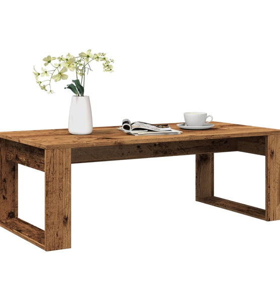 Couchtisch Altholz-Optik 102x50x35 cm Holzwerkstoff