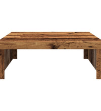 Couchtisch Altholz-Optik 100x100x35 cm Holzwerkstoff