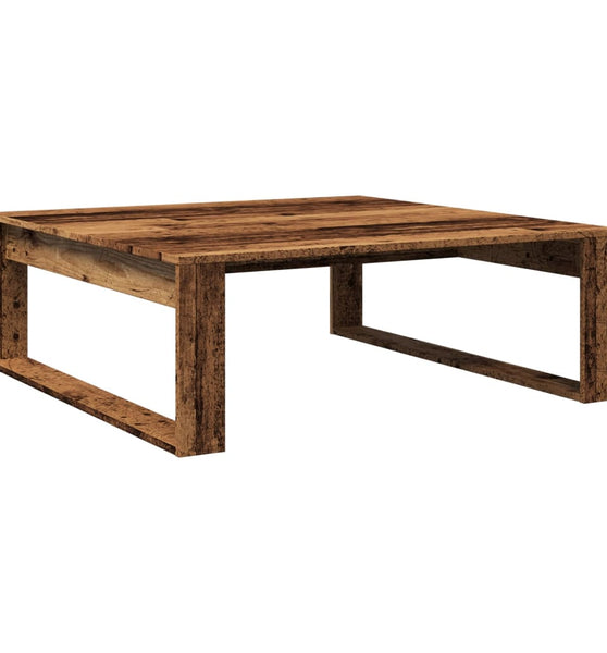 Couchtisch Altholz-Optik 100x100x35 cm Holzwerkstoff